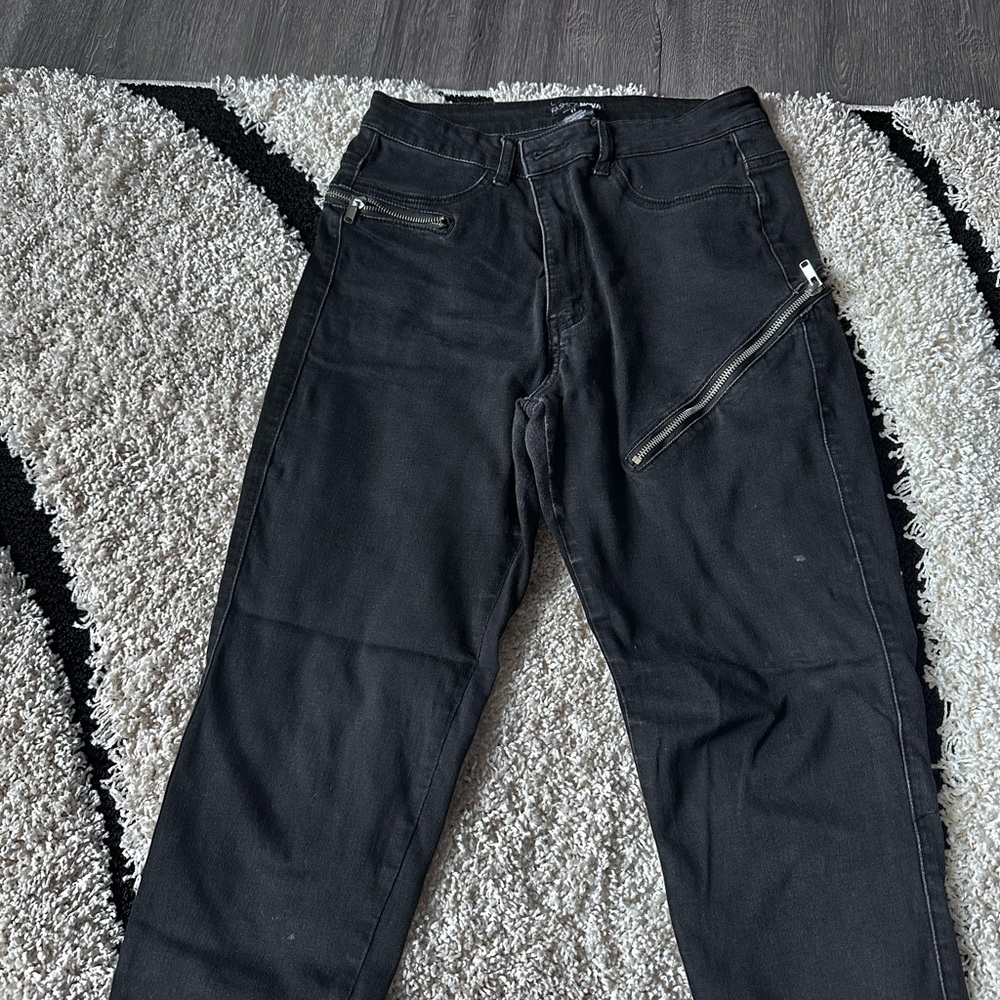 Fashion Nova Charcoal Denim Jeans